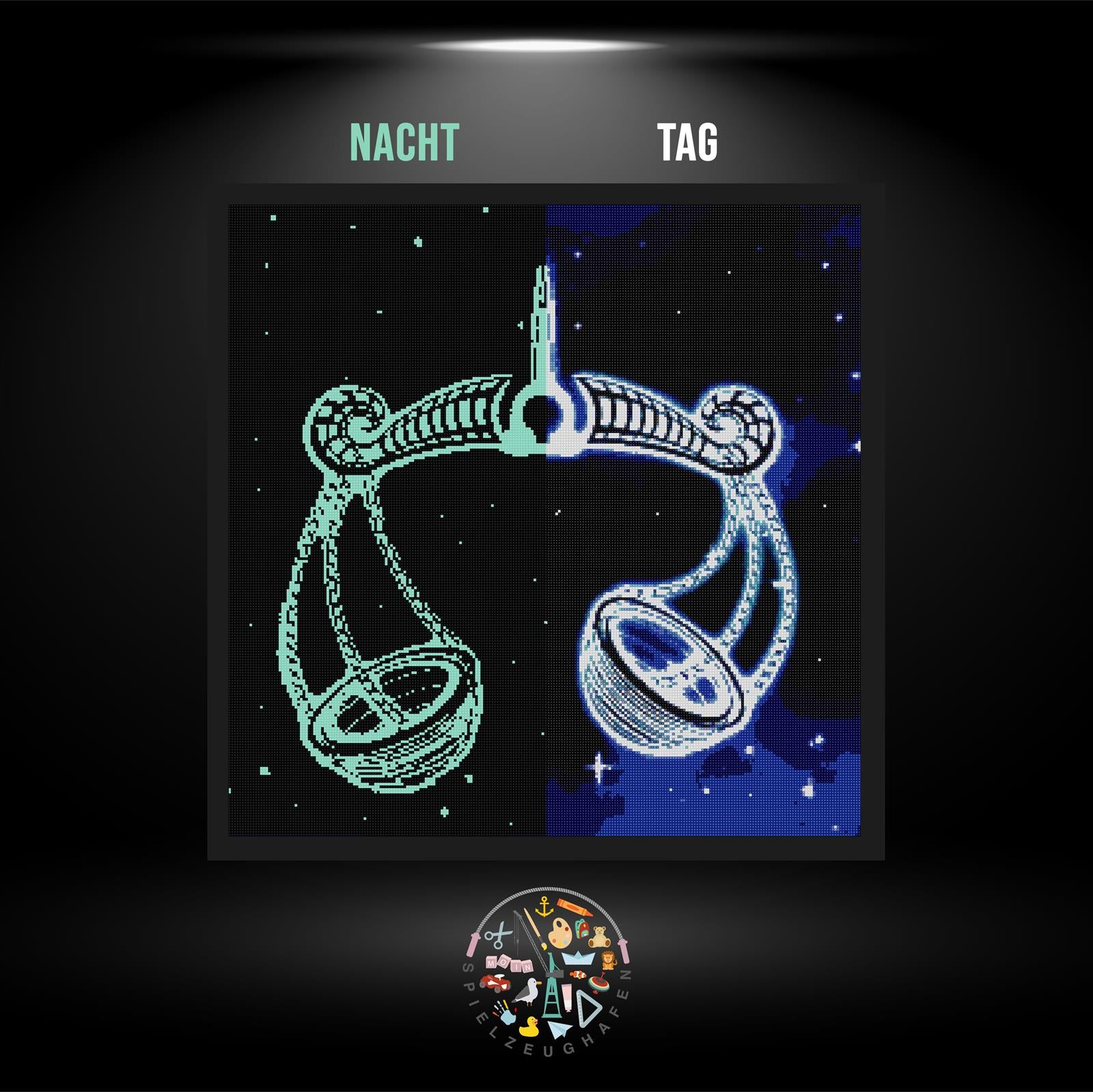 Sternzeichen Nachtleuchtend Waage von Spielzeughafen