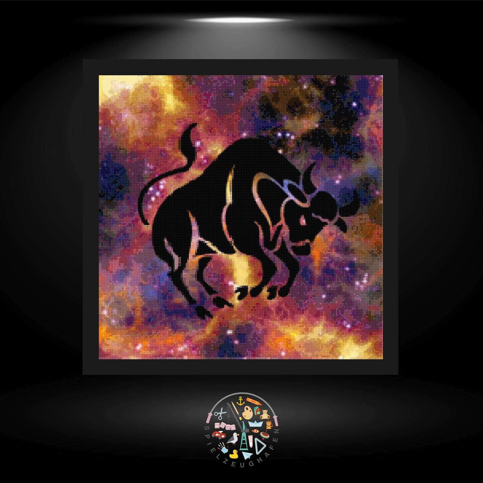 Sternzeichen Stier Rot - Strass / Rhinestone von Spielzeughafen