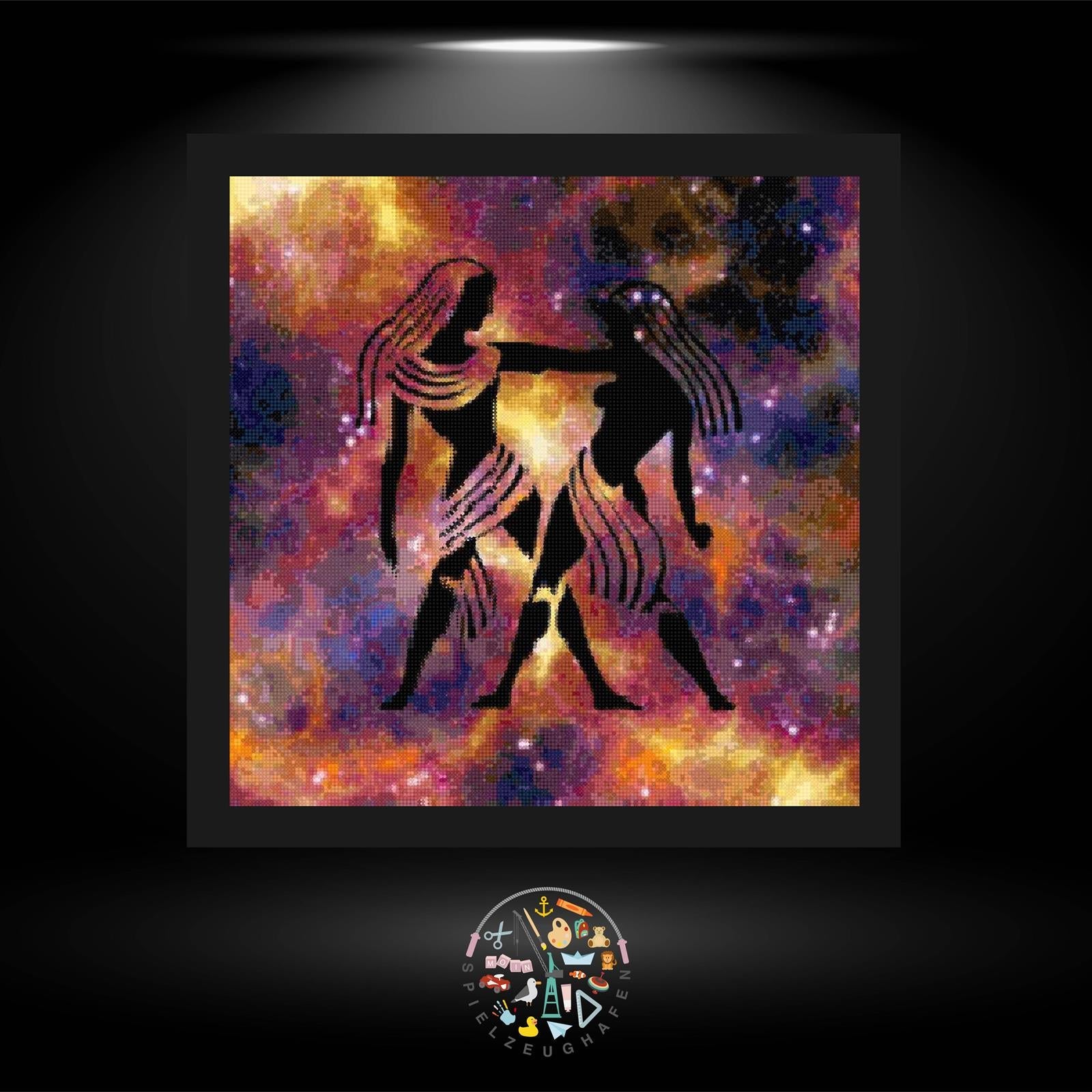 Sternzeichen Zwilling Rot - Strass / Rhinestone von Spielzeughafen