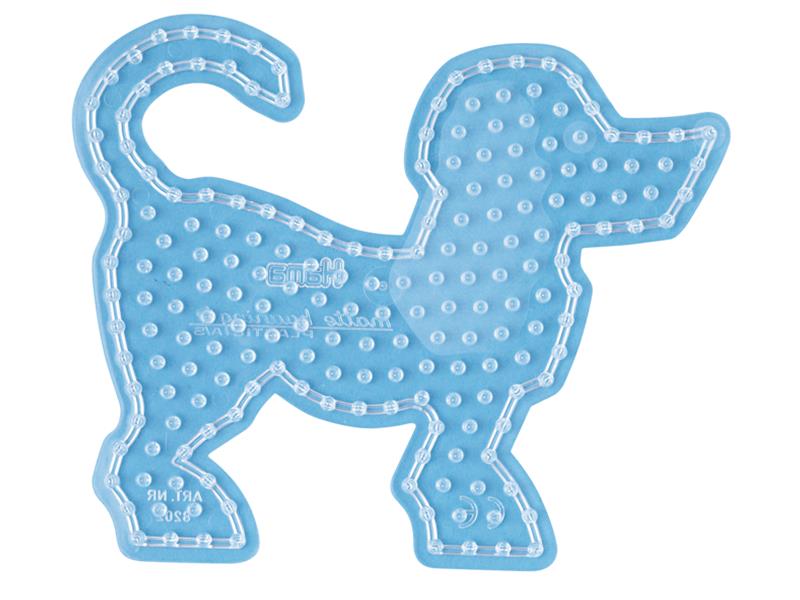 Stiftplatte für Maxi Bügelperlen, Hund von Spielzeughafen