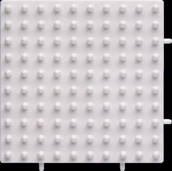 Stiftplatte für Maxi Bügelperlen, Quadrat Klein erweiterbar von Spielzeughafen