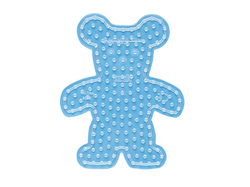 Stiftplatte für Maxi Bügelperlen, Teddybär von Spielzeughafen