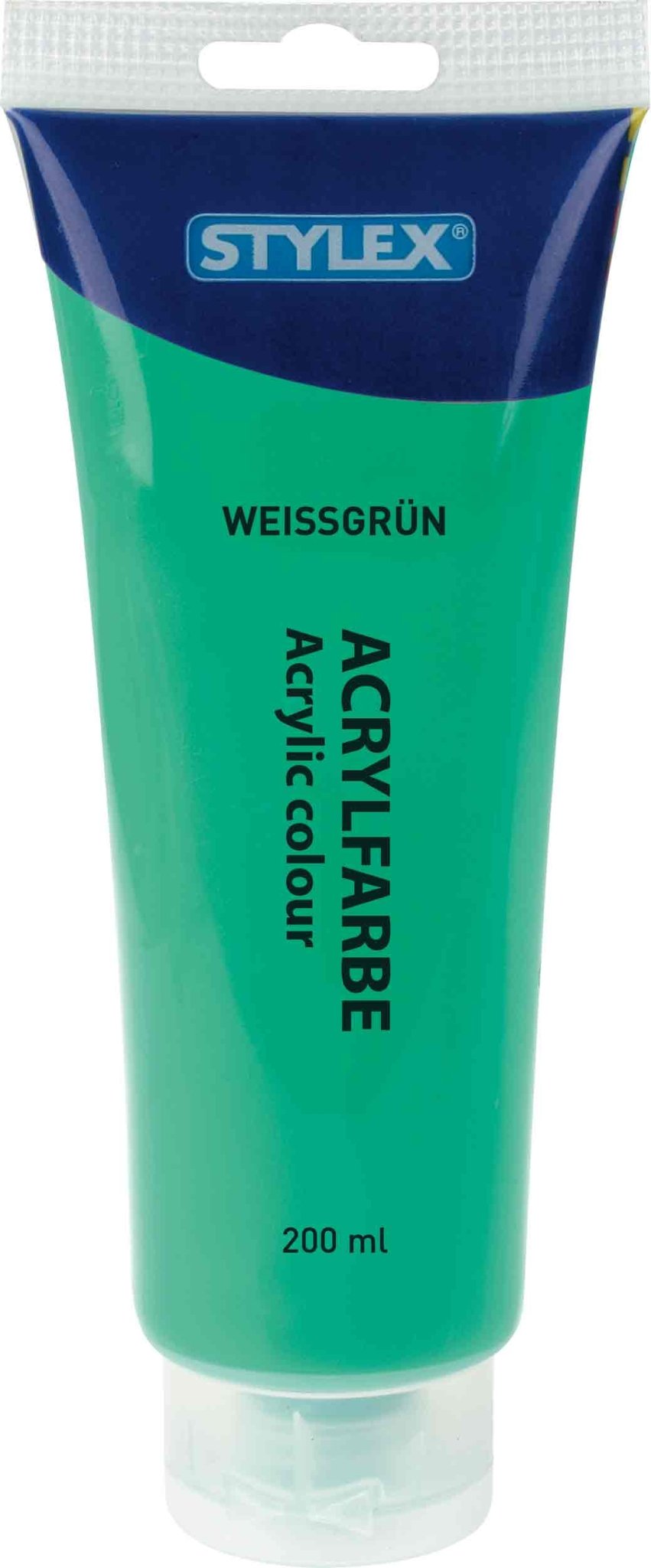 STYLEX Acrylfarbe 200 ml, Weißgrün von Spielzeughafen