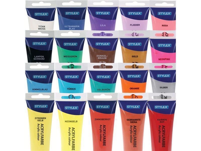 STYLEX Acrylfarbe 83ml Set von Spielzeughafen