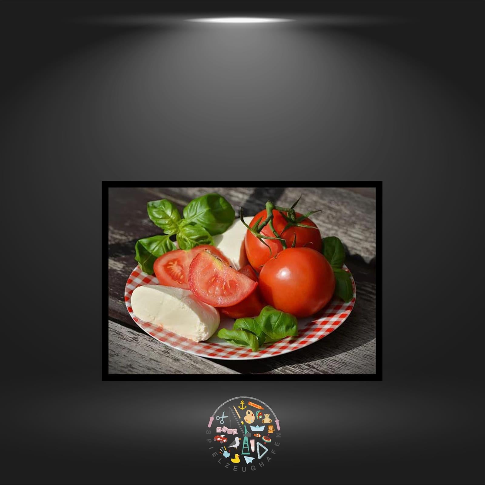 Tomate Mozarella - Quadratisch von Spielzeughafen