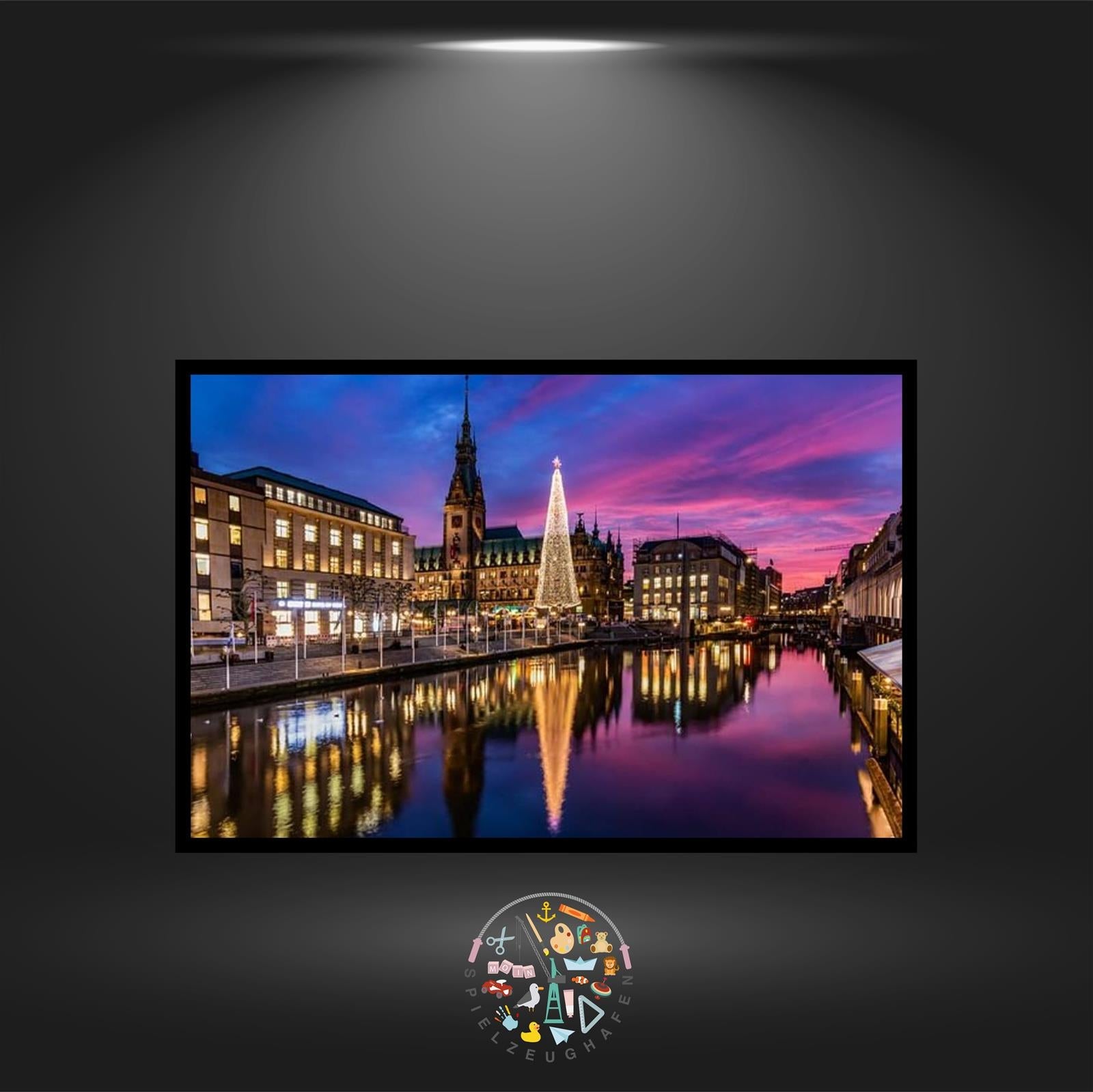 Weihnachtsmarkt - Quadratisch von Spielzeughafen